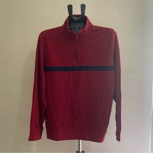 Red Arrow Half Zip Sweater